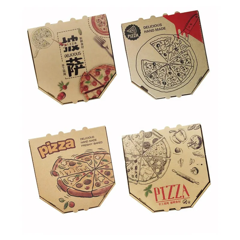 披萨翻盖食品彩盒