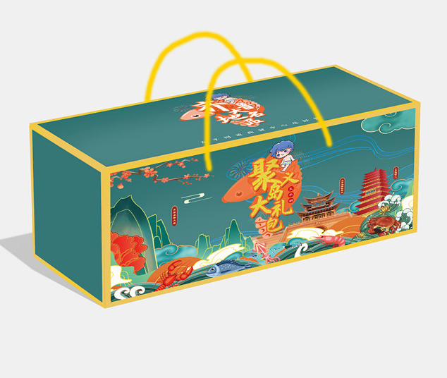 海鲜礼盒包装定做